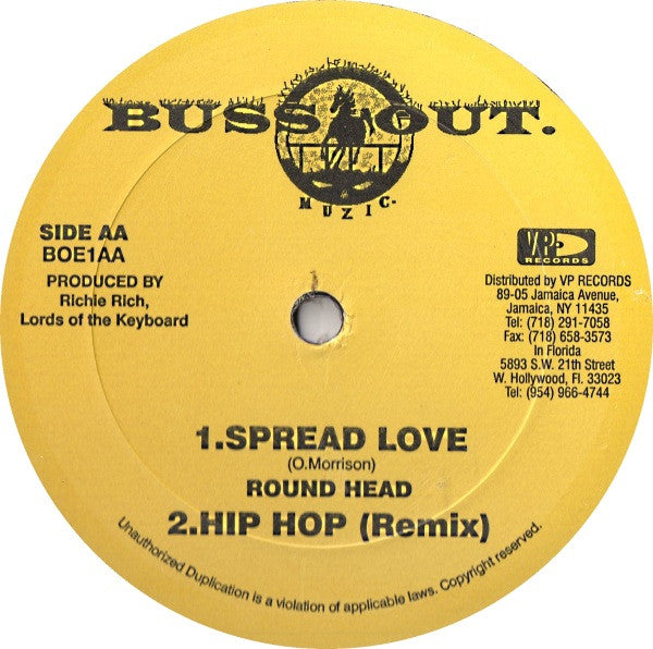 Round Head - Spread Love (12")