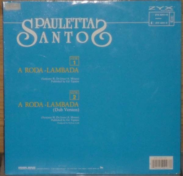 Pauletta Santos - A Roda-Lambada (12"")