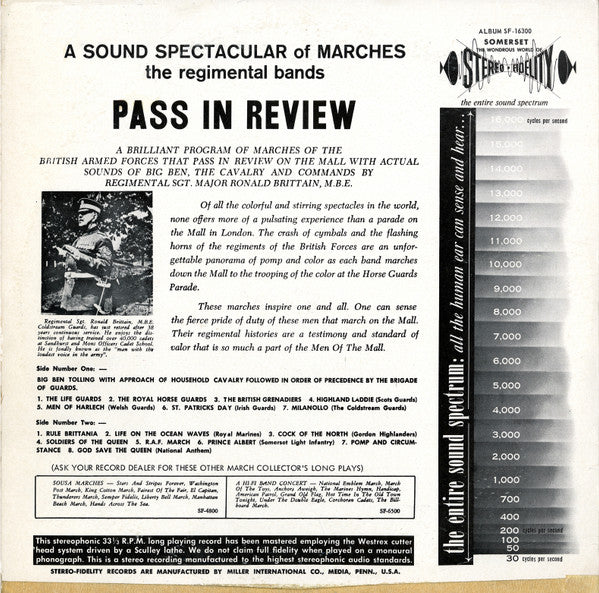 The Regimental Bands* - Pass In Review (LP)