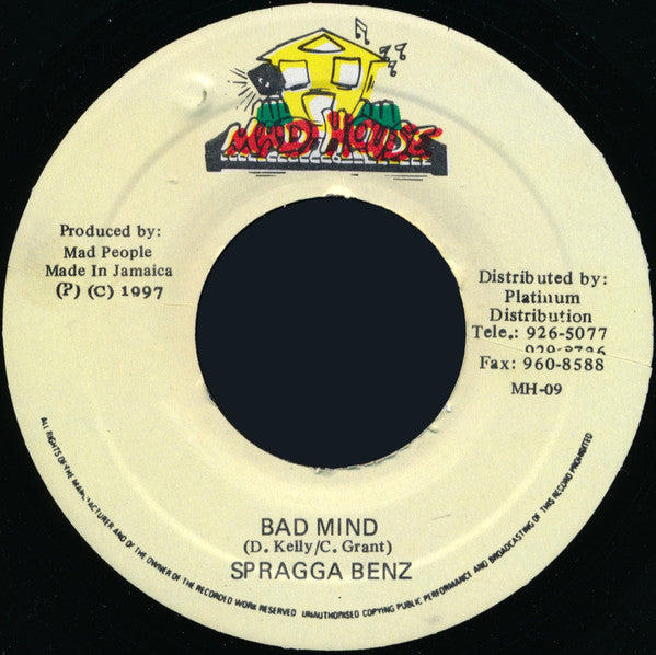 Spragga Benz - Bad Mind (7"")