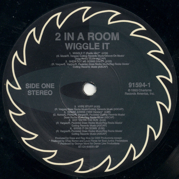 2 In A Room - Wiggle It (LP, Album)