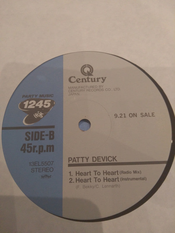 Patty Devick - Heart To Heart (12"")