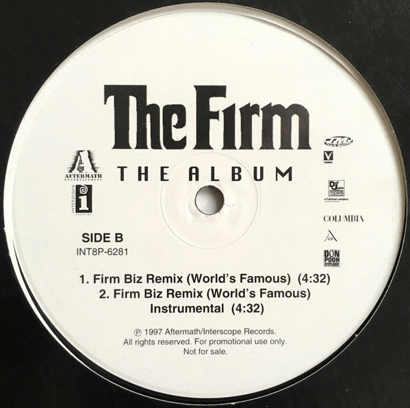 The Firm (6) - Phone Tap / Firm Biz (Remix) (12"", Promo)
