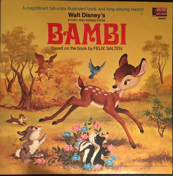 Unknown Artist - Walt Disney's Story And Songs From Bambi (LP, Uni)