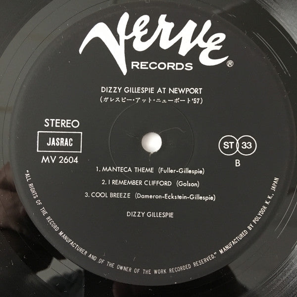 Dizzy Gillespie - At Newport (LP, Album, RE)