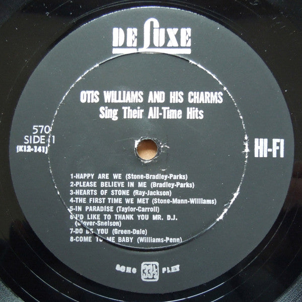 Otis Williams & The Charms - Sing Their All Time Hits(LP, Comp, Mon...
