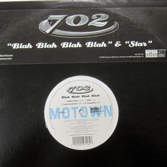 702 - Blah Blah Blah Blah / Star (12"")