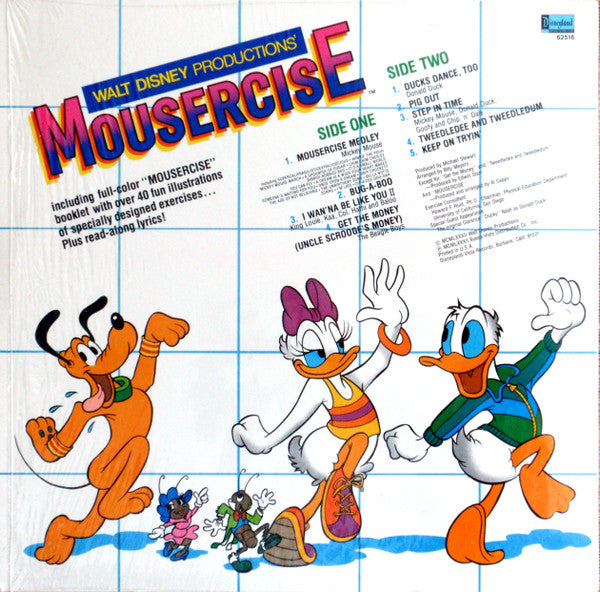 Various - Walt Disney Productions' Mousercise (LP, Album, PRC)