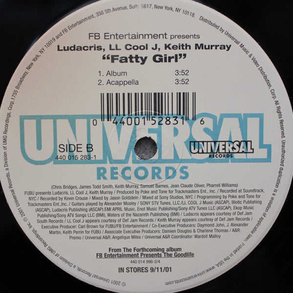 FB Entertainment - Fatty Girl(12", Single)