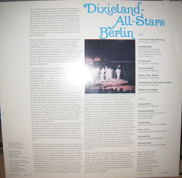 Dixieland All Stars Berlin - Dixieland All Stars Berlin (LP)