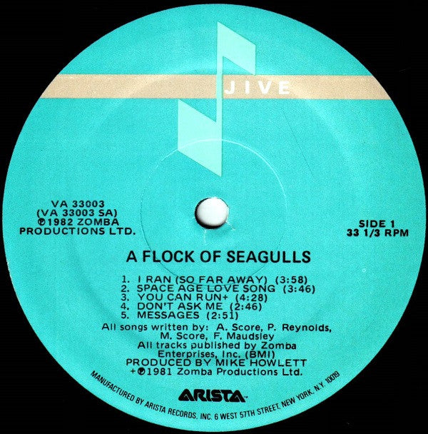 A Flock Of Seagulls - A Flock Of Seagulls (LP, Album)