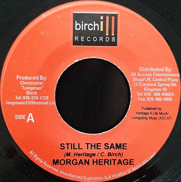 Morgan Heritage - Still The Same  (7"")