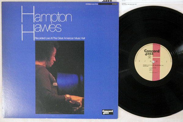 Hampton Hawes - Recorded Live At The Great American Music Hall(LP, ...