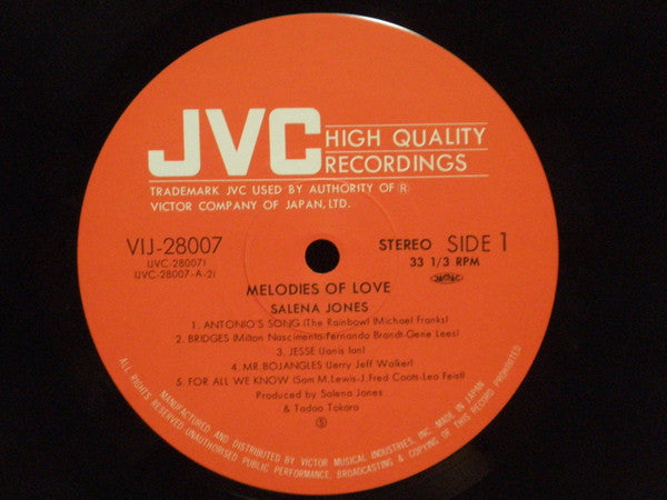 Salena Jones - Melodies Of Love (LP, Album)