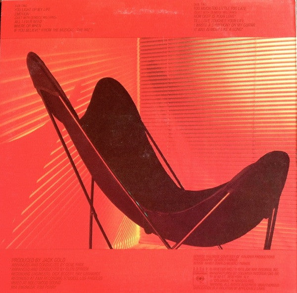 Johnny Mathis - You Light Up My Life (LP, Album, San)