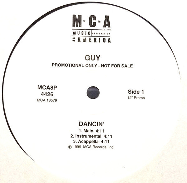 Guy - Dancin' (12"", Promo)