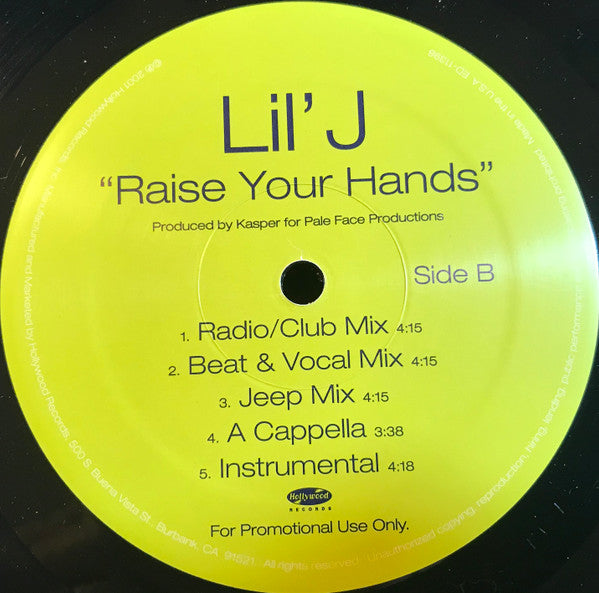 Lil' J (4) - It's All About J (12"", Single, Promo)