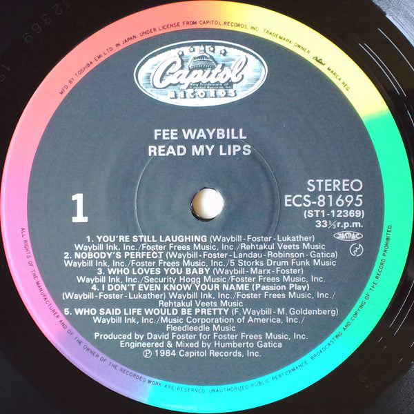 Fee Waybill - Read My Lips (LP, Album)