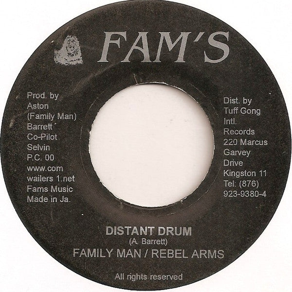 Family Man* / Rebel Arms - Distant Drum (7"", RP)
