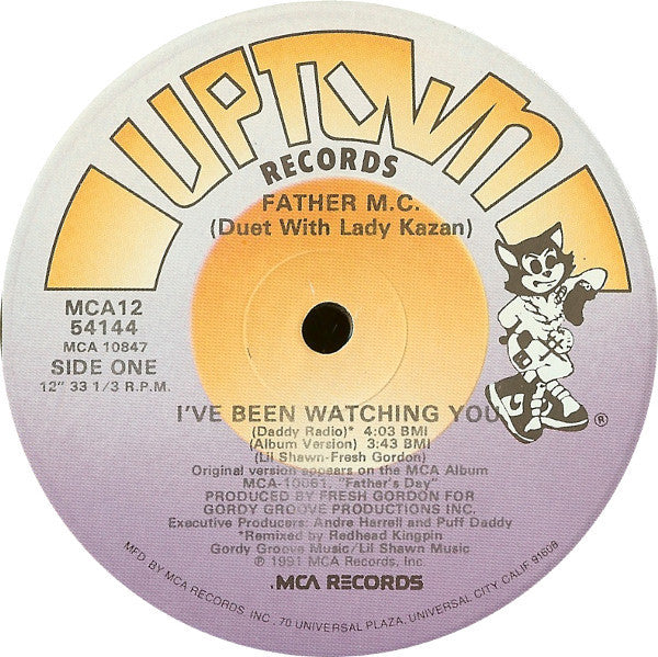 Father MC Duet With Lady Kazan - I've Been Watching You (12"", Single)