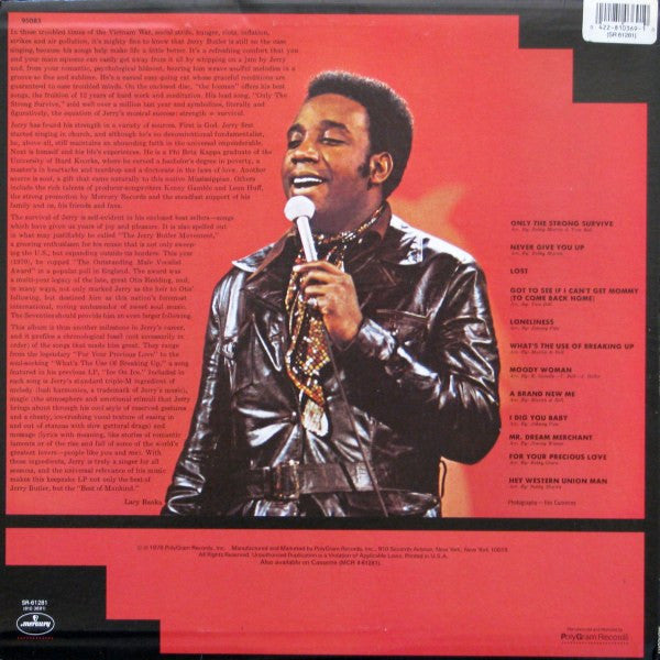Jerry Butler - The Best Of Jerry Butler (LP, Comp, RE)