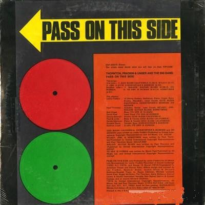 Thornton, Fradkin & Unger And Big Band - Pass On This Side(LP, Album)