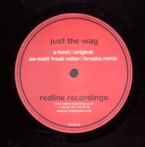A-Host - Just The Way (12"")