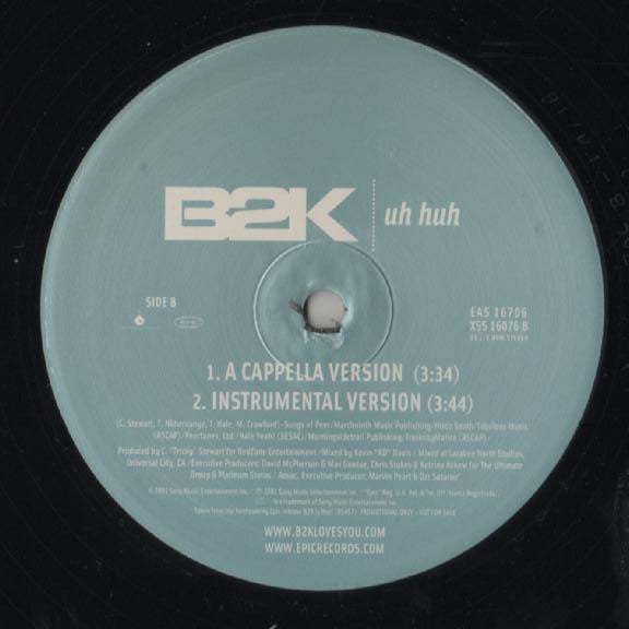 B2K - Uh Huh (12"", Promo)