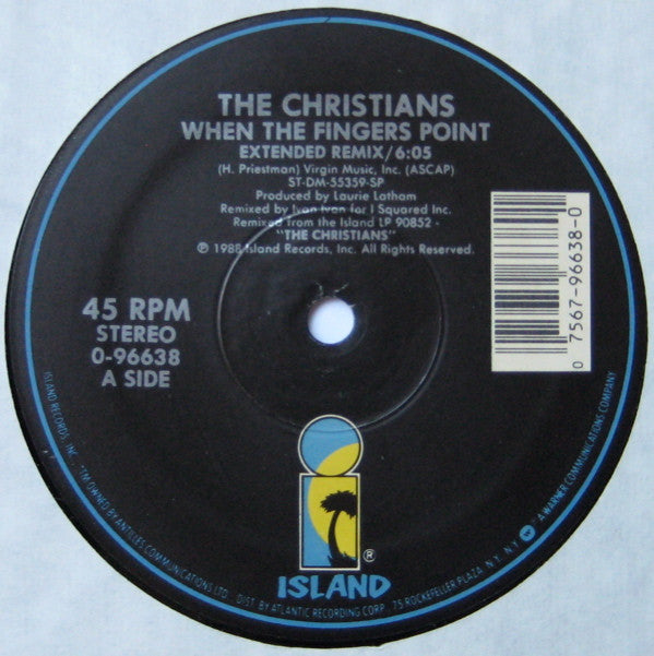The Christians - When The Fingers Point (12")