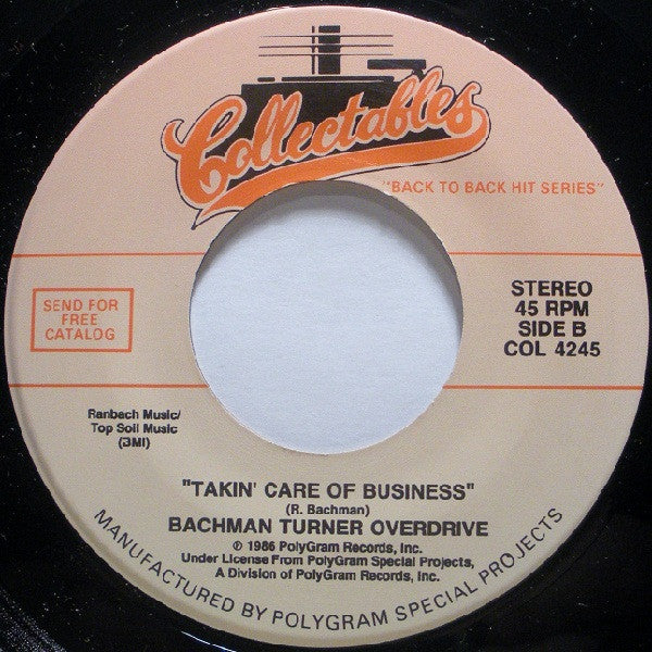 10cc - The Things We Do For Love / Takin' Care Of Business(7")