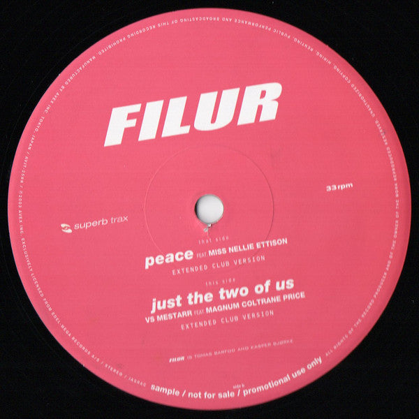 Filur - Peace / Just The Two Of Us (12"", Promo)
