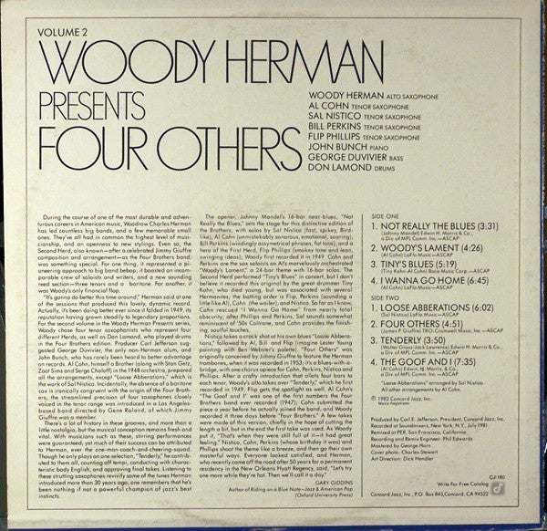 Woody Herman - Presents Volume 2 ...Four Others (LP, Album)