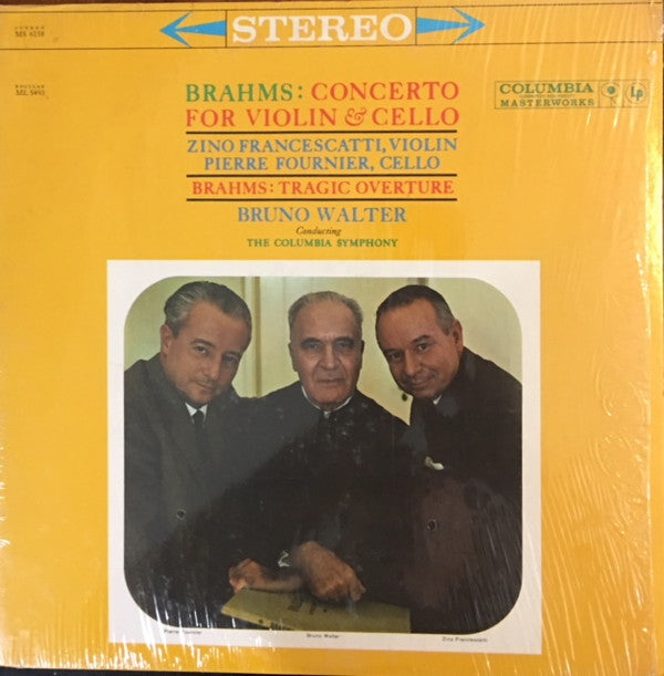 Johannes Brahms - Concerto For Violin & Cello - Tragic Overture(LP,...