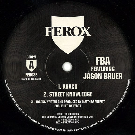FBA* Featuring Jason Bruer - Abaco (12"")