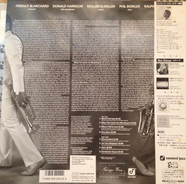 Terence Blanchard / Donald Harrison - Discernment (LP, Album)