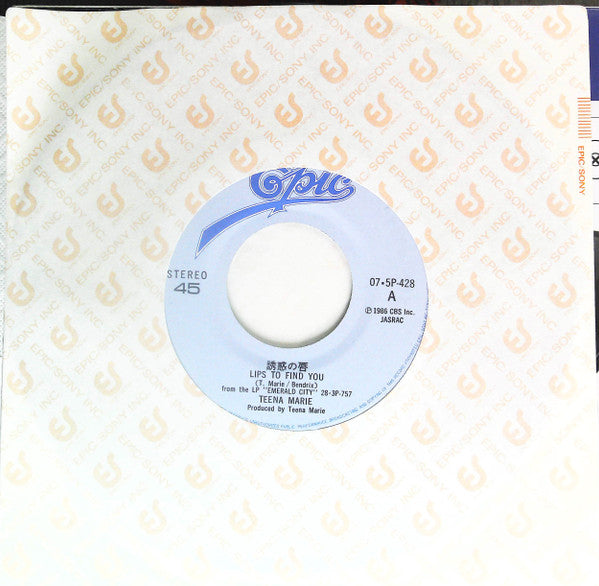 Teena Marie - Lips To Find You = 誘惑の唇 (7"")