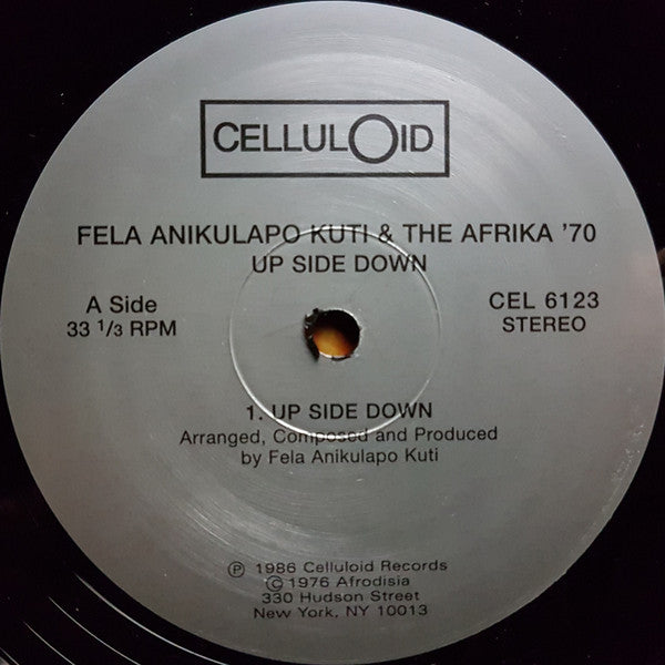 Fela Anikulapo Kuti* & The Africa 70* - Up Side Down (LP, Album, RE)