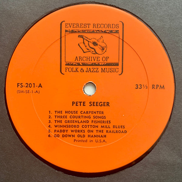 Pete Seeger - Pete Seeger (LP, Album, RP)