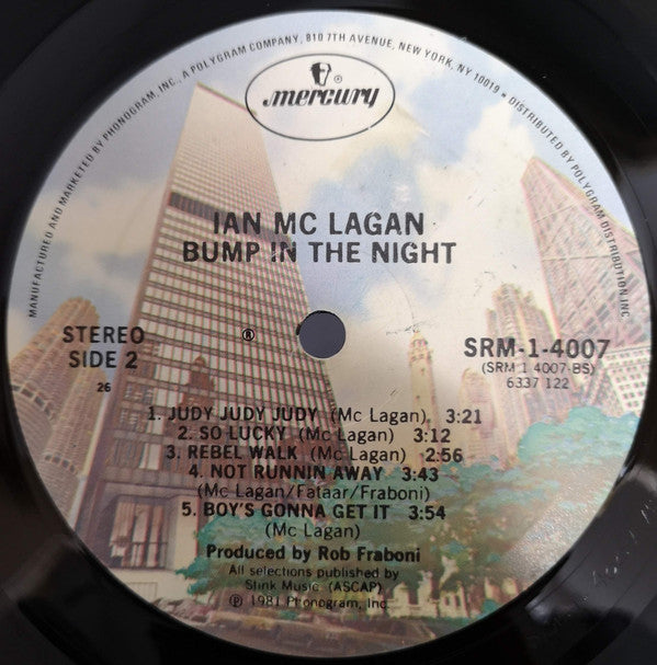 Ian McLagan - Bump In The Night (LP, Album, PRC)