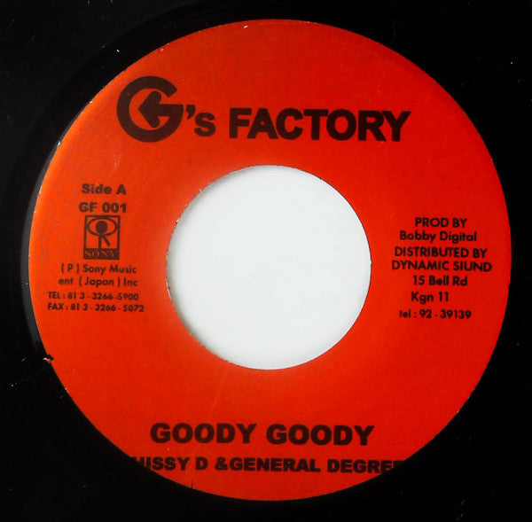 Chrissy D* & General Degree - Goody Goody (7"")