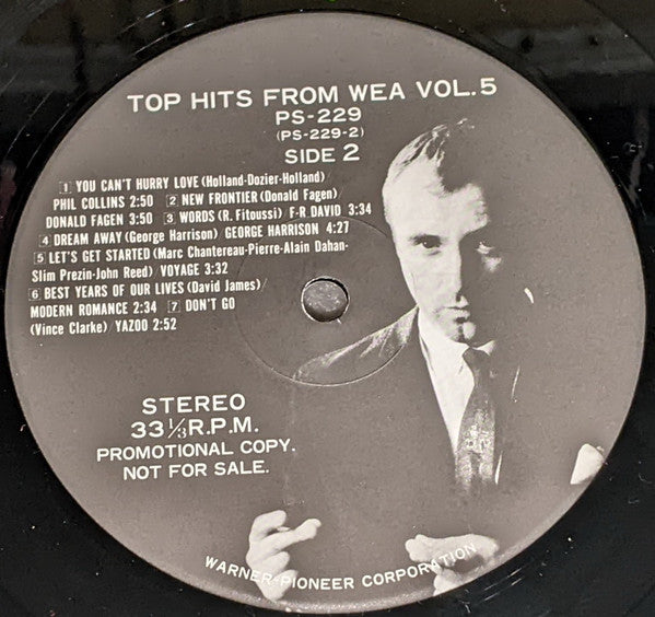 Various - Top Hits From Wea Vol.5 (LP, Comp, Promo)