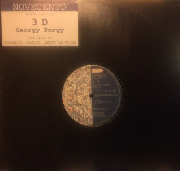 Novecento Present 3 D* - Georgy Porgy (12"")