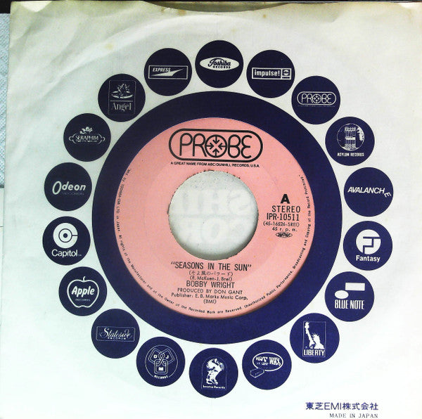 Bobby Wright (3) - Seasons In The Sun (7")
