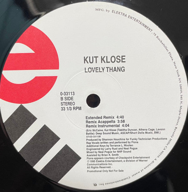Kut Klose - Lovely Thang (12"", RE)