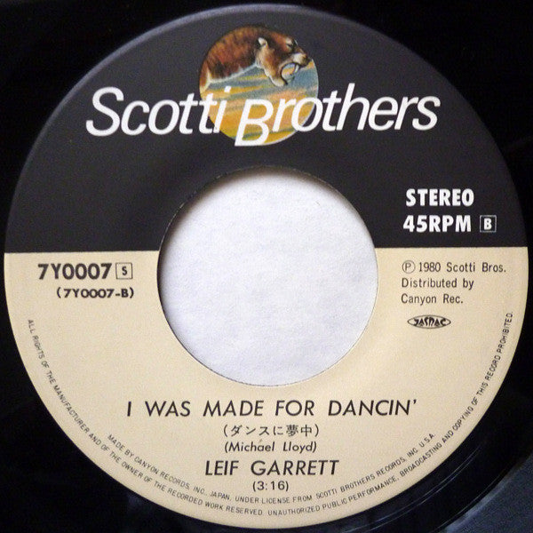 Leif Garrett - New York City Nights / I Was Made For Dancin' (7"")