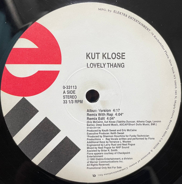 Kut Klose - Lovely Thang (12"", RE)
