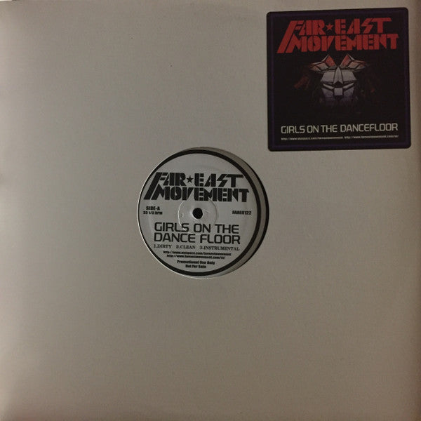 Far East Movement - Girls On The Dance Floor (12"", Promo)