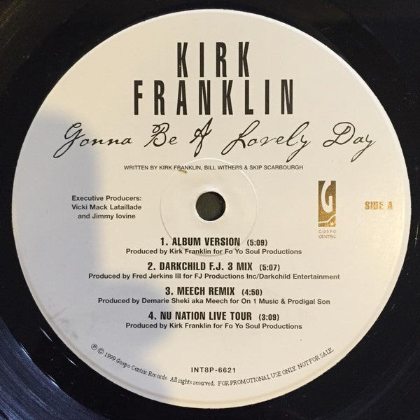 Kirk Franklin - Gonna Be A Lovely Day (12"", Promo)
