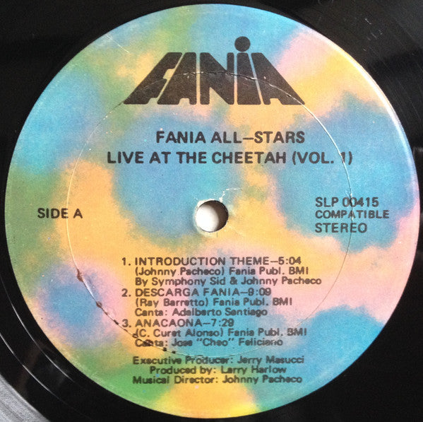 Fania All-Stars* - ""Live"" At The Cheetah (Vol. 1) (LP, Album, Son)