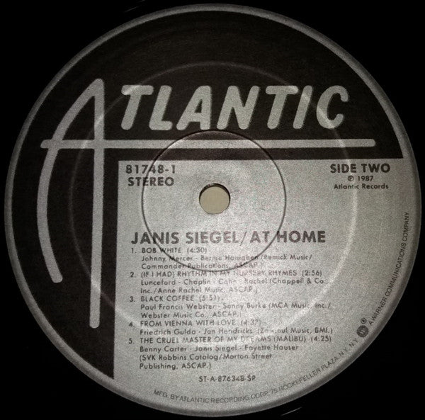 Janis Siegel - At Home (LP, Album)